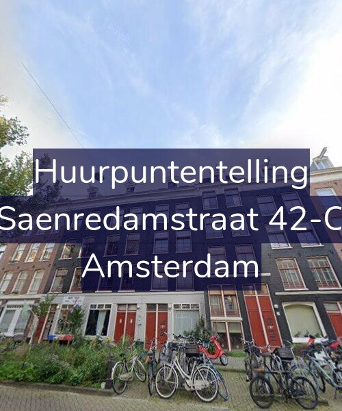 Foto gevel Huurpuntentelling voor Saenredamstraat 42-C, Amsterdam