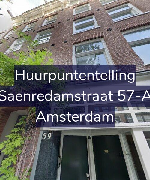 Foto gevel Huurpuntentelling voor Saenredamstraat 57-A, Amsterdam