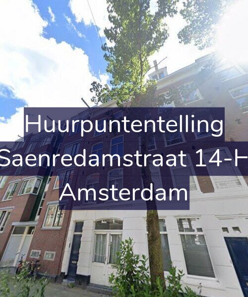 Foto gevel Huurpuntentelling voor Saenredamstraat 14-H, Amsterdam