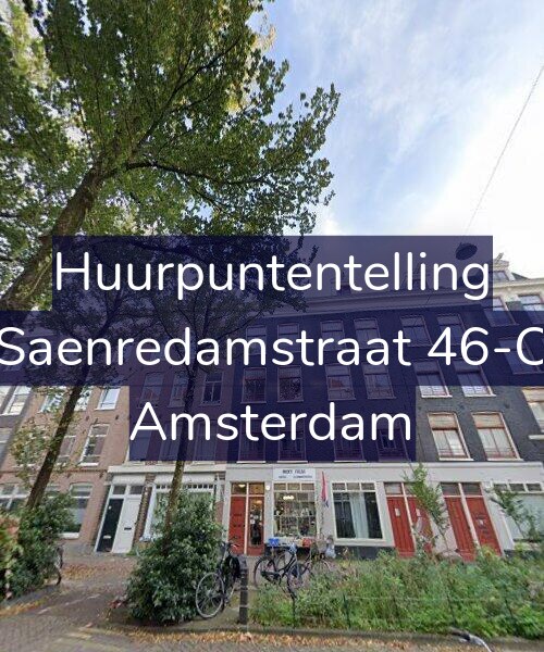 Foto gevel Huurpuntentelling voor Saenredamstraat 46-C, Amsterdam
