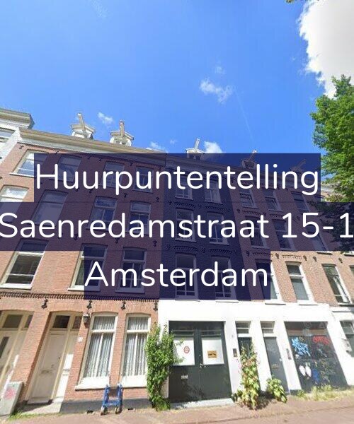 Foto gevel Huurpuntentelling voor Saenredamstraat 15-1, Amsterdam