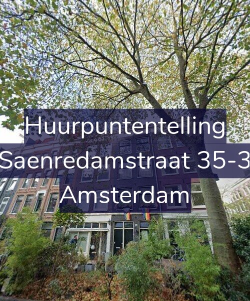 Foto gevel Huurpuntentelling voor Saenredamstraat 35-3, Amsterdam