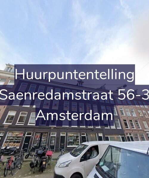 Foto gevel Huurpuntentelling voor Saenredamstraat 56-3, Amsterdam
