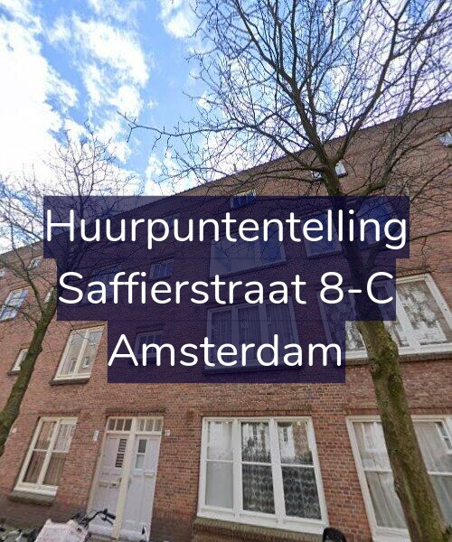 Foto gevel Huurpuntentelling voor Saffierstraat 8-C, Amsterdam