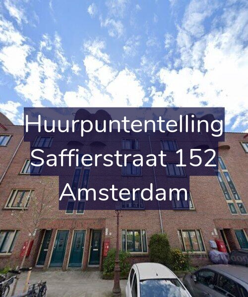 Foto gevel Huurpuntentelling voor Saffierstraat 152, Amsterdam