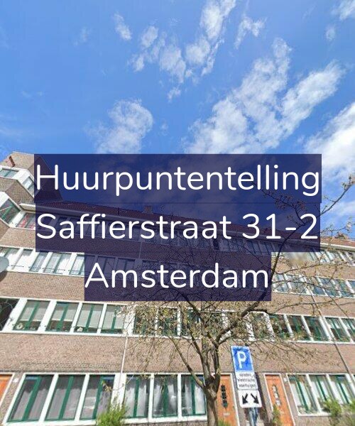 Foto gevel Huurpuntentelling voor Saffierstraat 31-2, Amsterdam
