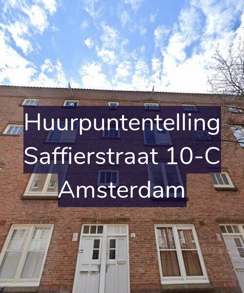 Foto gevel Huurpuntentelling voor Saffierstraat 10-C, Amsterdam