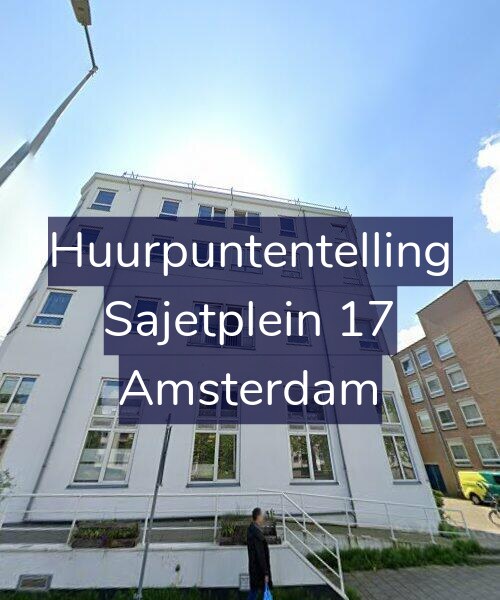 Foto gevel Huurpuntentelling voor Sajetplein 17, Amsterdam