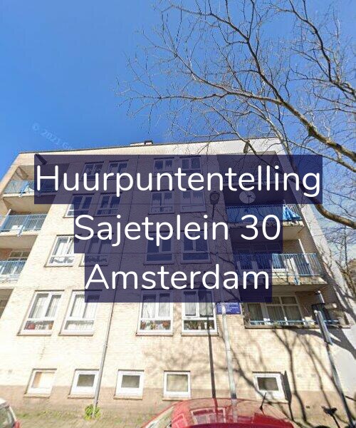Foto gevel Huurpuntentelling voor Sajetplein 30, Amsterdam