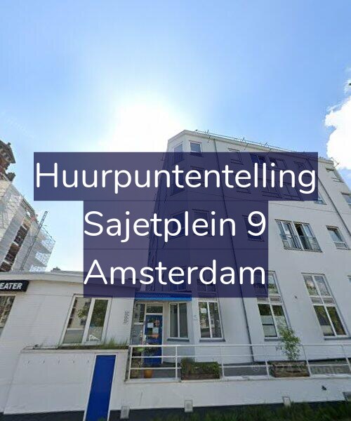 Foto gevel Huurpuntentelling voor Sajetplein 9, Amsterdam