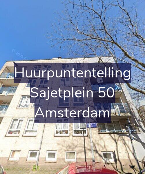 Foto gevel Huurpuntentelling voor Sajetplein 50, Amsterdam