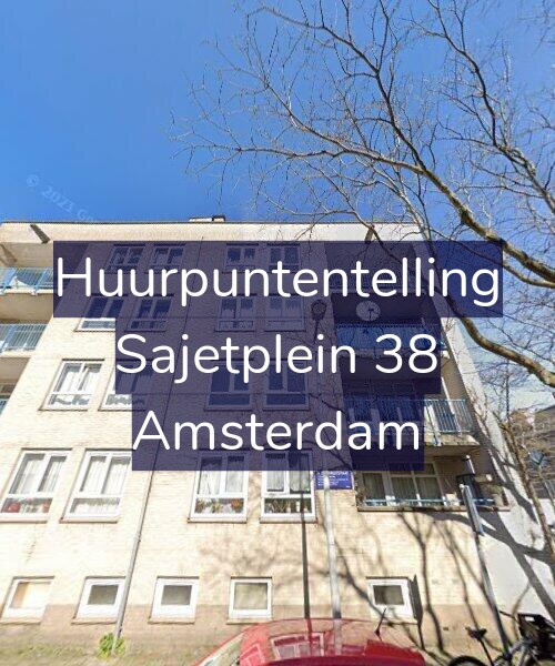 Foto gevel Huurpuntentelling voor Sajetplein 38, Amsterdam