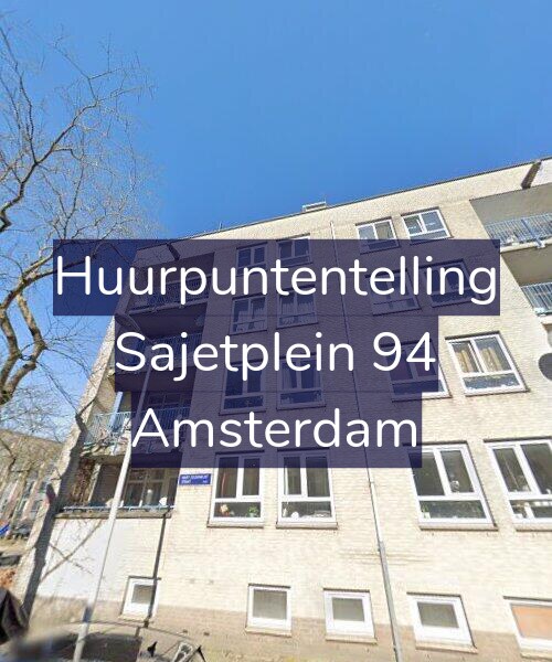 Foto gevel Huurpuntentelling voor Sajetplein 94, Amsterdam