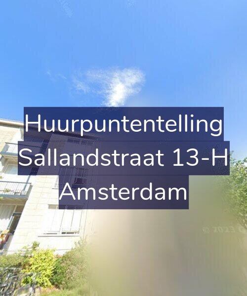 Foto gevel Huurpuntentelling voor Sallandstraat 13-H, Amsterdam