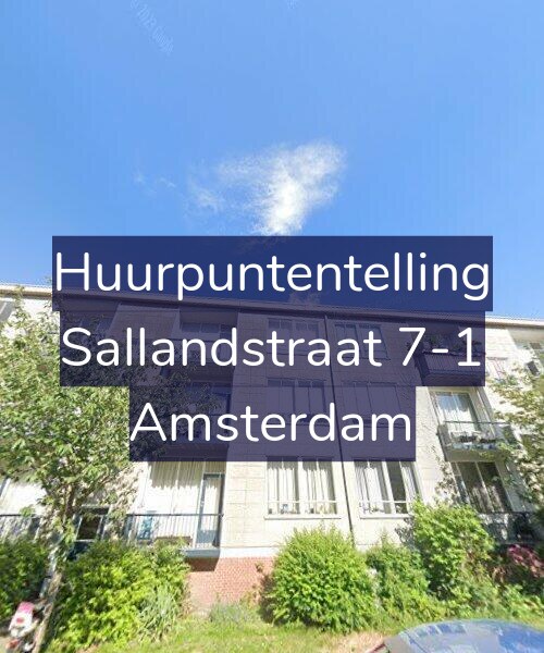 Foto gevel Huurpuntentelling voor Sallandstraat 7-1, Amsterdam