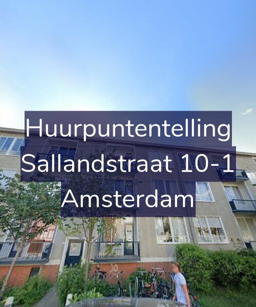 Foto gevel Huurpuntentelling voor Sallandstraat 10-1, Amsterdam