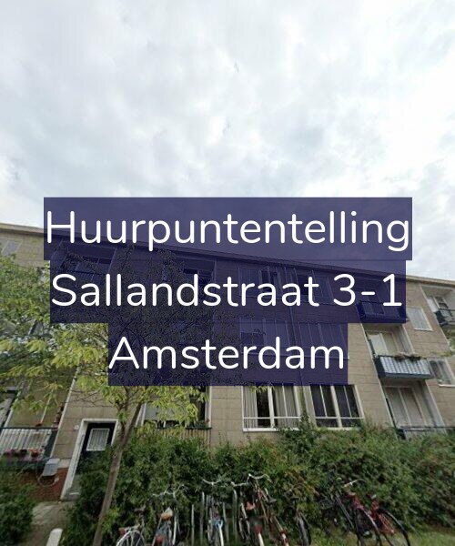 Foto gevel Huurpuntentelling voor Sallandstraat 3-1, Amsterdam