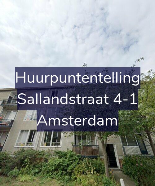 Foto gevel Huurpuntentelling voor Sallandstraat 4-1, Amsterdam