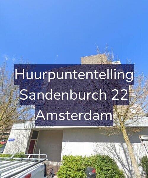Foto gevel Huurpuntentelling voor Sandenburch 22, Amsterdam