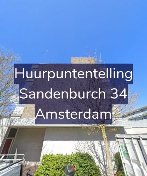 Foto gevel Huurpuntentelling voor Sandenburch 34, Amsterdam