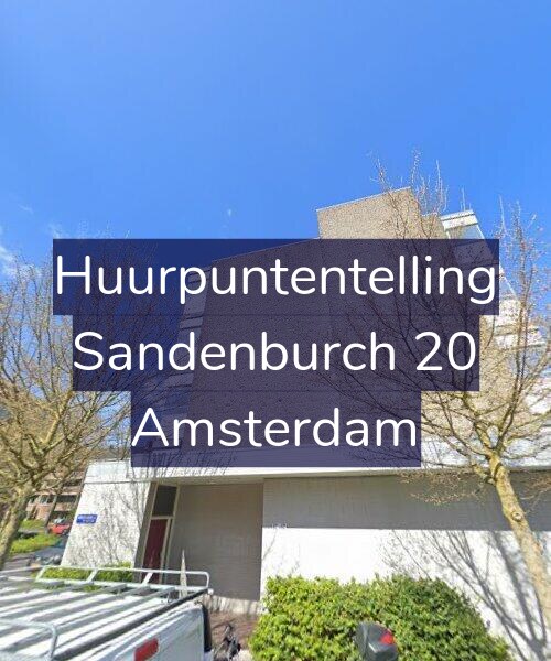 Foto gevel Huurpuntentelling voor Sandenburch 20, Amsterdam