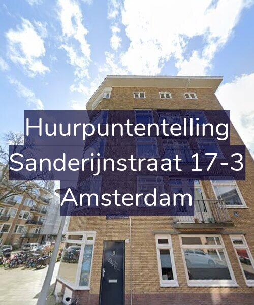 Foto gevel Huurpuntentelling voor Sanderijnstraat 17-3, Amsterdam