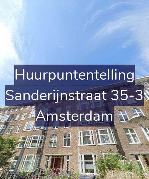 Foto gevel Huurpuntentelling voor Sanderijnstraat 35-3, Amsterdam