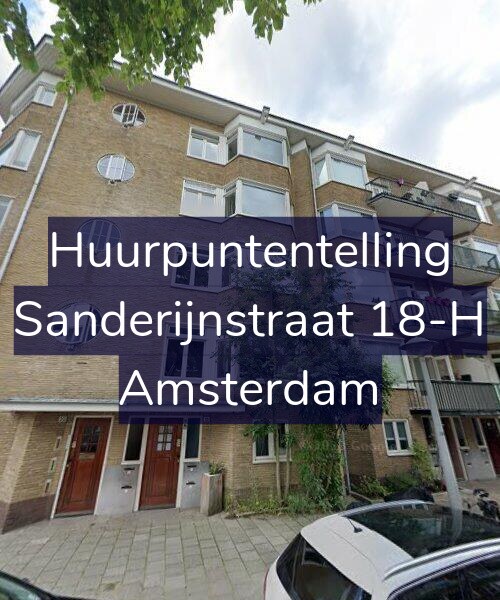 Foto gevel Huurpuntentelling voor Sanderijnstraat 18-H, Amsterdam