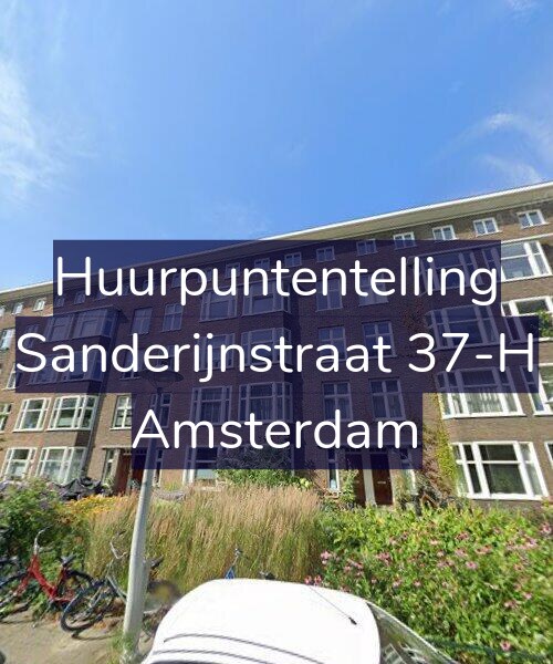 Foto gevel Huurpuntentelling voor Sanderijnstraat 37-H, Amsterdam
