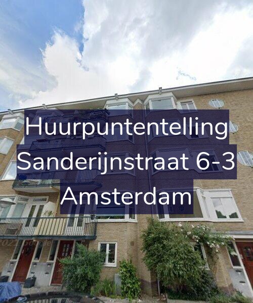 Foto gevel Huurpuntentelling voor Sanderijnstraat 6-3, Amsterdam