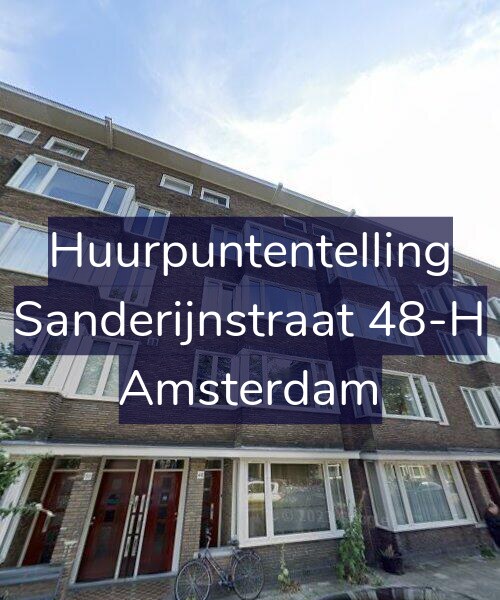 Foto gevel Huurpuntentelling voor Sanderijnstraat 48-H, Amsterdam