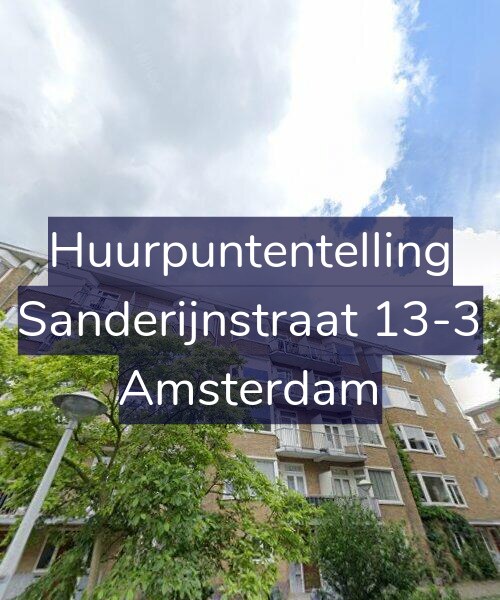 Foto gevel Huurpuntentelling voor Sanderijnstraat 13-3, Amsterdam