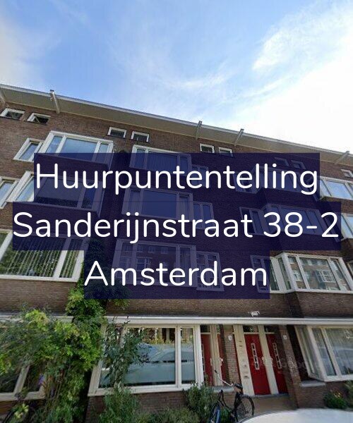 Foto gevel Huurpuntentelling voor Sanderijnstraat 38-2, Amsterdam