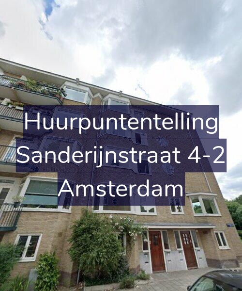 Foto gevel Huurpuntentelling voor Sanderijnstraat 4-2, Amsterdam