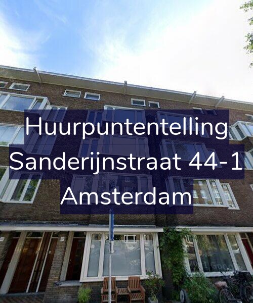Foto gevel Huurpuntentelling voor Sanderijnstraat 44-1, Amsterdam