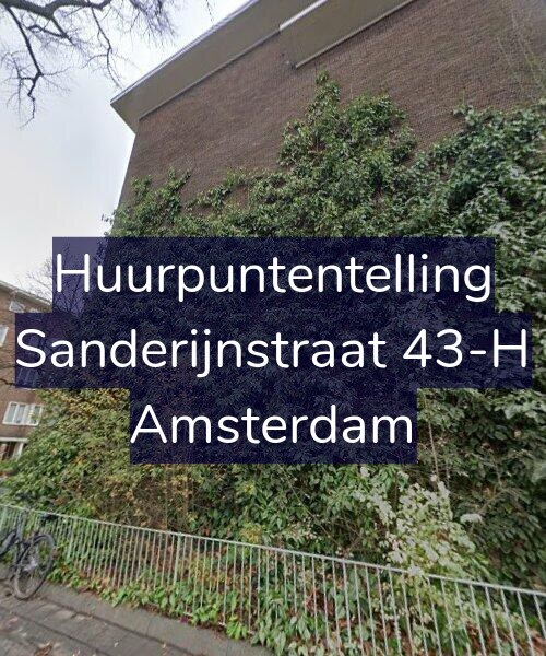 Foto gevel Huurpuntentelling voor Sanderijnstraat 43-H, Amsterdam