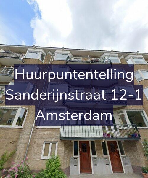 Foto gevel Huurpuntentelling voor Sanderijnstraat 12-1, Amsterdam