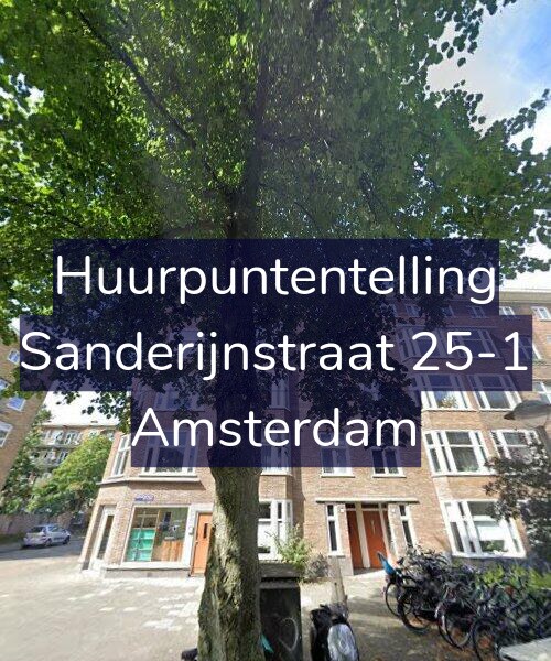 Foto gevel Huurpuntentelling voor Sanderijnstraat 25-1, Amsterdam