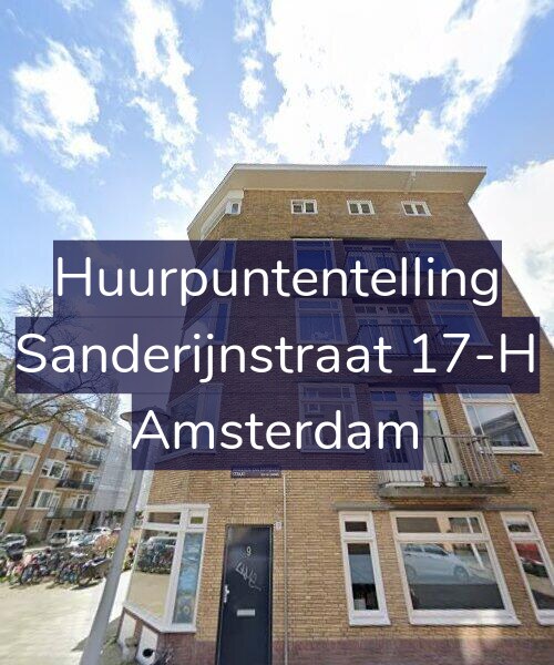 Foto gevel Huurpuntentelling voor Sanderijnstraat 17-H, Amsterdam