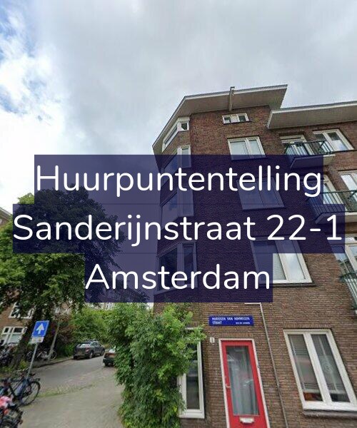 Foto gevel Huurpuntentelling voor Sanderijnstraat 22-1, Amsterdam