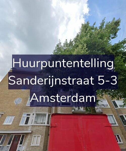 Foto gevel Huurpuntentelling voor Sanderijnstraat 5-3, Amsterdam