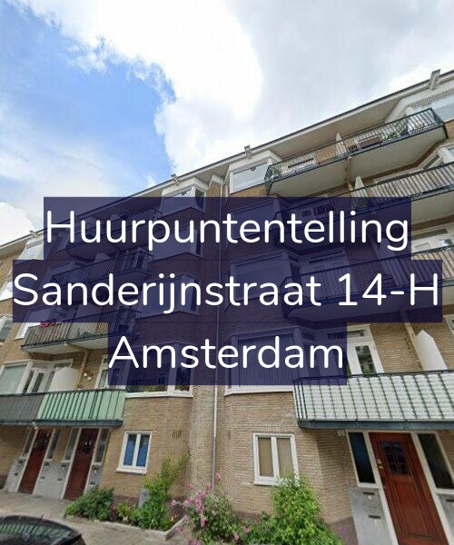 Foto gevel Huurpuntentelling voor Sanderijnstraat 14-H, Amsterdam