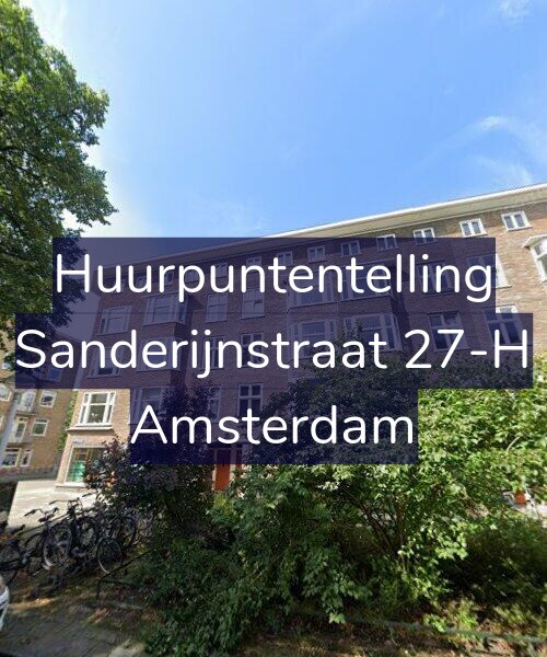 Foto gevel Huurpuntentelling voor Sanderijnstraat 27-H, Amsterdam