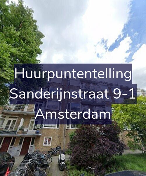 Foto gevel Huurpuntentelling voor Sanderijnstraat 9-1, Amsterdam