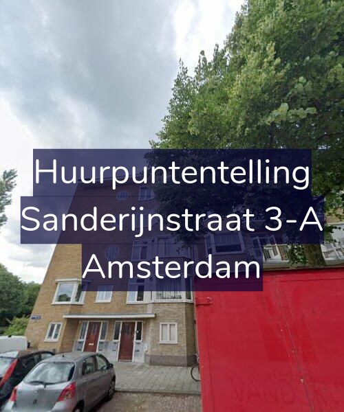 Foto gevel Huurpuntentelling voor Sanderijnstraat 3-A, Amsterdam