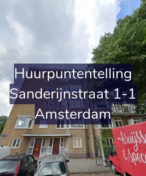 Foto gevel Huurpuntentelling voor Sanderijnstraat 1-1, Amsterdam