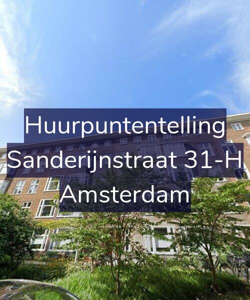 Foto gevel Huurpuntentelling voor Sanderijnstraat 31-H, Amsterdam