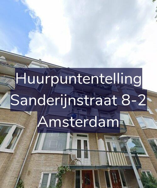 Foto gevel Huurpuntentelling voor Sanderijnstraat 8-2, Amsterdam