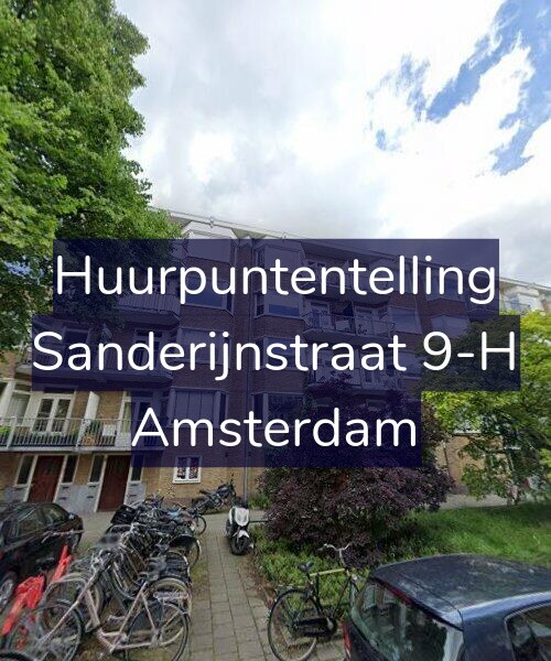 Foto gevel Huurpuntentelling voor Sanderijnstraat 9-H, Amsterdam