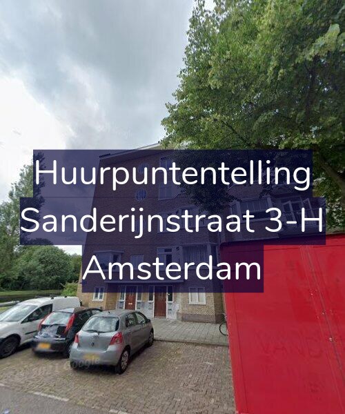 Foto gevel Huurpuntentelling voor Sanderijnstraat 3-H, Amsterdam